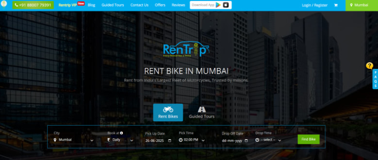 Rentrip (Mumbai Pickup) Rentrip (Mumbai Pickup)